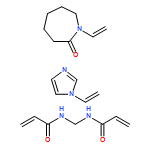 2-Propenamide, N,N'-methylenebis-, polymer with 1-ethenylhexahydro-2H-azepin-2-one and 1-ethenyl-1H-imidazole 