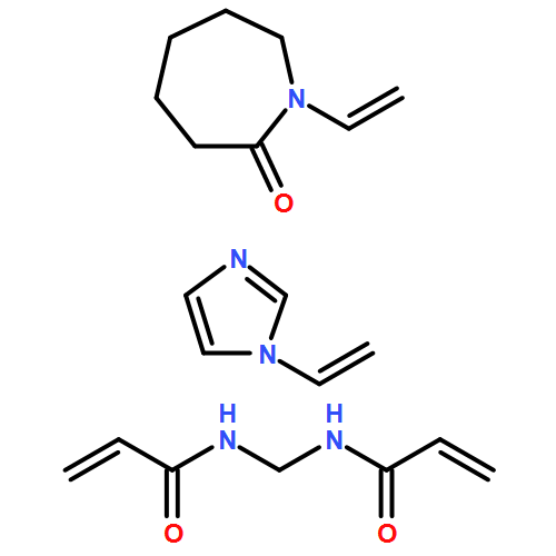 2-Propenamide, N,N'-methylenebis-, polymer with 1-ethenylhexahydro-2H-azepin-2-one and 1-ethenyl-1H-imidazole 