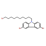 9H-Carbazole, 3,6-dibromo-9-(10-bromodecyl)- 