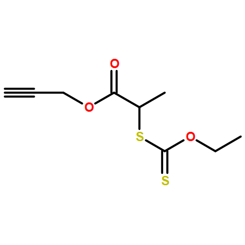 Propanoic acid, 2-[(ethoxythioxomethyl)thio]-, 2-propyn-1-yl ester 