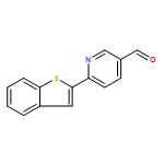 3-Pyridinecarboxaldehyde, 6-benzo[b]thien-2-yl- 