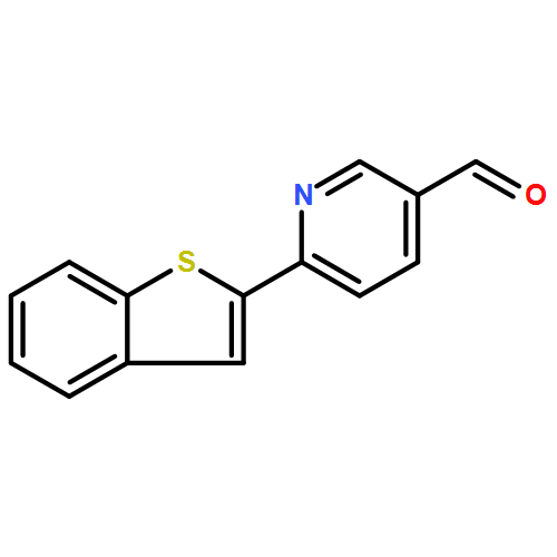 3-Pyridinecarboxaldehyde, 6-benzo[b]thien-2-yl- 