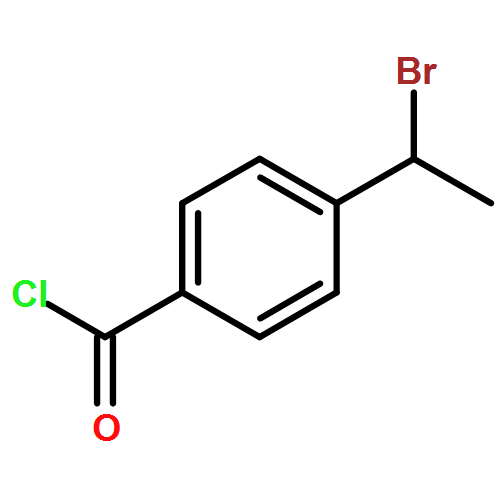 Benzoyl chloride, 4-(1-bromoethyl)- 