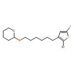 2H-Pyran, 2-[[6-(2-bromo-5-iodo-3-thienyl)hexyl]oxy]tetrahydro- 