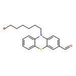 10H-Phenothiazine-3-carboxaldehyde, 10-(6-bromohexyl)- 