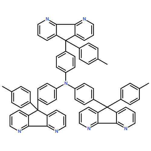 Benzenamine, 4-[5-(4-methylphenyl)-5H-cyclopenta[2,1-b:3,4-b']dipyridin-5-yl]-N,N-bis[4-[5-(4-methylphenyl)-5H-cyclopenta[2,1-b:3,4-b']dipyridin-5-yl]phenyl]- 