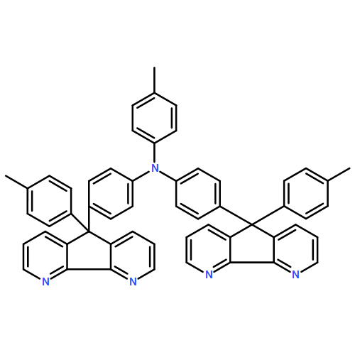 Benzenamine, 4-methyl-N,N-bis[4-[5-(4-methylphenyl)-5H-cyclopenta[2,1-b:3,4-b']dipyridin-5-yl]phenyl]- 