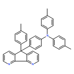 Benzenamine, N,N-bis(4-methylphenyl)-4-[5-(4-methylphenyl)-5H-cyclopenta[2,1-b:3,4-b']dipyridin-5-yl]- 