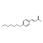 Benzene, 1-(hexyloxy)-4-(3-methyl-1,3-butadien-1-yl)- 