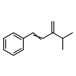 Benzene, (4-methyl-3-methylene-1-penten-1-yl)- 