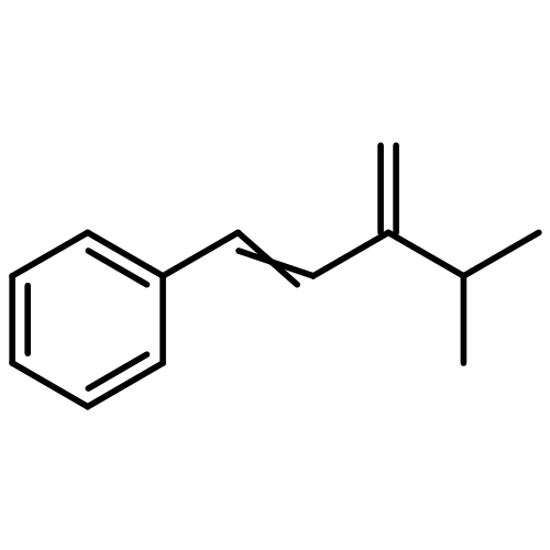 Benzene, (4-methyl-3-methylene-1-penten-1-yl)- 