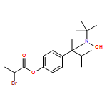 Nitroxide, 1-[4-(2-bromo-1-oxopropoxy)phenyl]-1,2-dimethylpropyl 1,1-dimethylethyl 