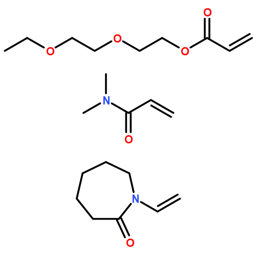 2-Propenoic acid, 2-(2-ethoxyethoxy)ethyl ester, polymer with N,N-dimethyl-2-propenamide and 1-ethenylhexahydro-2H-azepin-2-one, triblock 