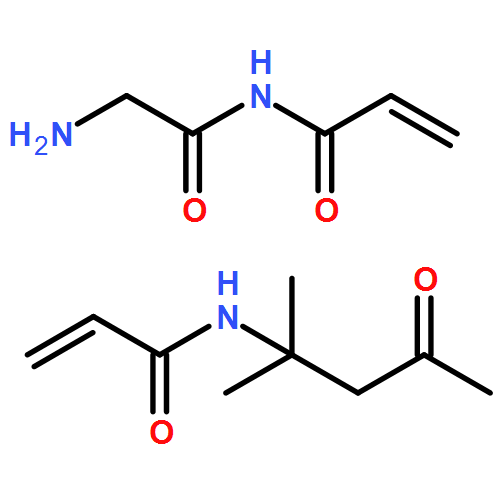 2-Propenamide, N-(2-aminoacetyl)-, polymer with N-(1,1-dimethyl-3-oxobutyl)-2-propenamide 