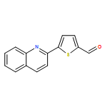 2-Thiophenecarboxaldehyde, 5-(2-quinolinyl)- 