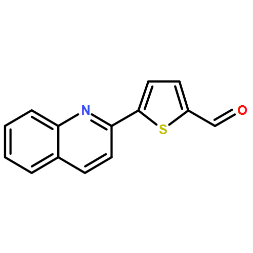 2-Thiophenecarboxaldehyde, 5-(2-quinolinyl)- 