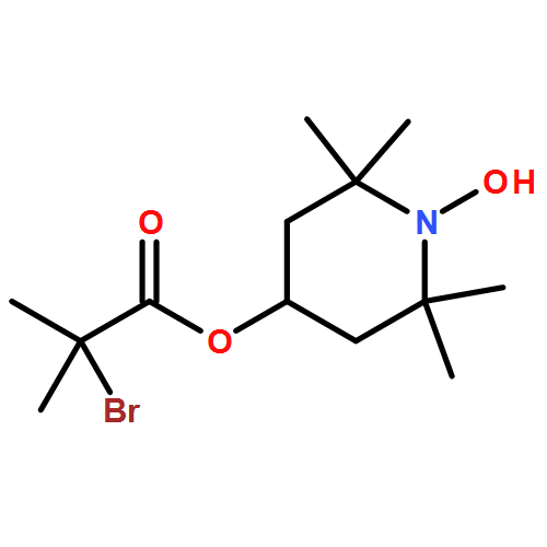 1-Piperidinyloxy, 4-(2-bromo-2-methyl-1-oxopropoxy)-2,2,6,6-tetramethyl- 