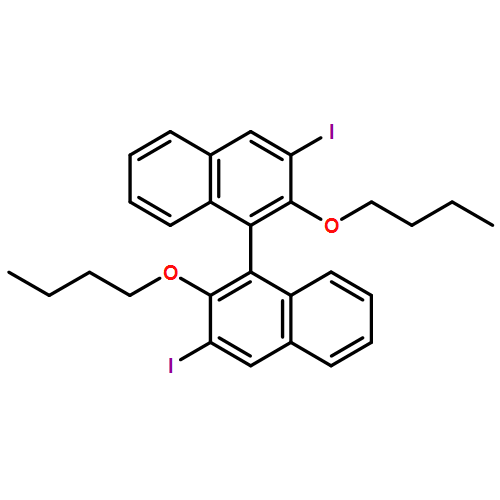 1,1'-Binaphthalene, 2,2'-dibutoxy-3,3'-diiodo-, (1S)- (9CI) 