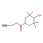 1-Piperidinyloxy, 2,2,6,6-tetramethyl-4-[(2-propyn-1-yloxy)carbonyl]- 