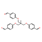 Benzaldehyde, 4,4'-[[2-[(4-formylphenoxy)methyl]-2-methyl-1,3-propanediyl]bis(oxy)]bis- 