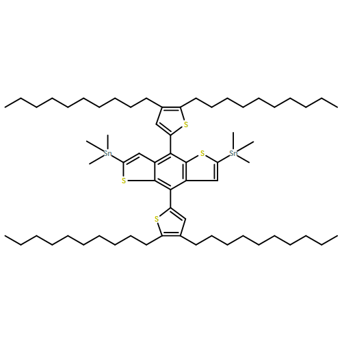 Stannane, 1,1'-[4,8-bis(4,5-didecyl-2-thienyl)benzo[1,2-b:4,5-b']dithiophene-2,6-diyl]bis[1,1,1-trimethyl- 