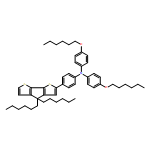 Benzenamine, 4-(4,4-dihexyl-4H-cyclopenta[2,1-b:3,4-b']dithien-2-yl)-N,N-bis[4-(hexyloxy)phenyl]- 