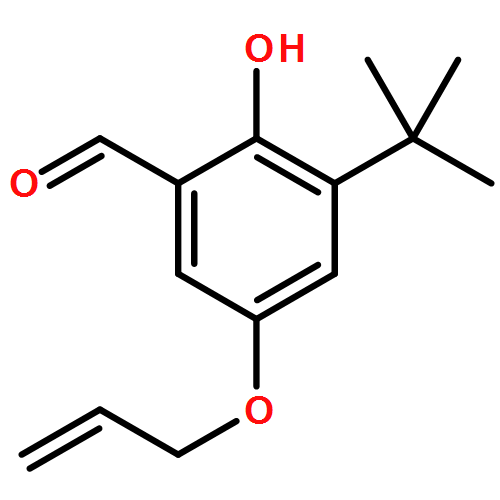 Benzaldehyde, 3-(1,1-dimethylethyl)-2-hydroxy-5-(2-propen-1-yloxy)- 