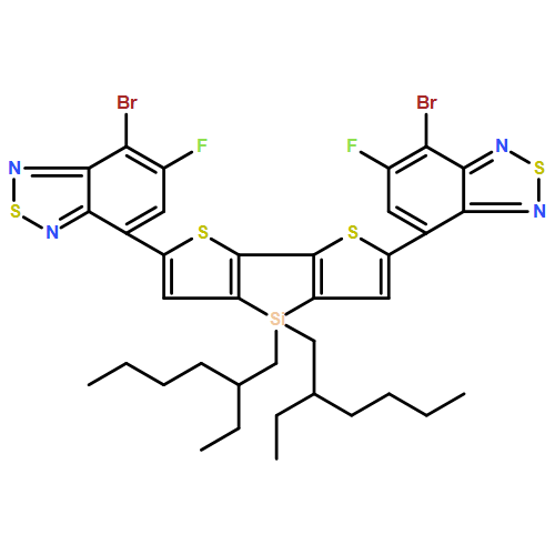 2,1,3-Benzothiadiazole, 4,4'-[4,4-bis(2-ethylhexyl)-4H-silolo[3,2-b:4,5-b']dithiophene-2,6-diyl]bis[7-bromo-6-fluoro- 