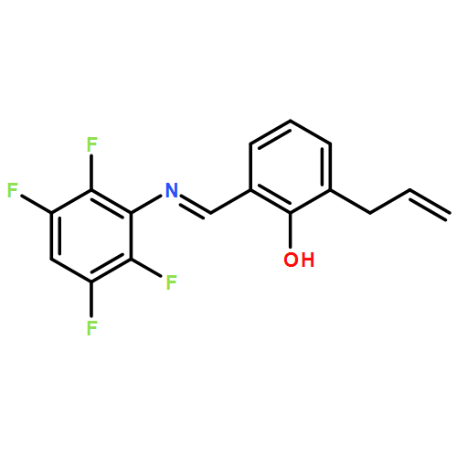 Phenol, 2-(2-propen-1-yl)-6-[[(2,3,5,6-tetrafluorophenyl)imino]methyl]- 