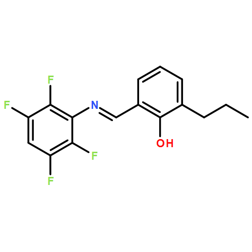 Phenol, 2-propyl-6-[[(2,3,5,6-tetrafluorophenyl)imino]methyl]- 