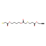 Propanoic acid, 3-[[2-[4-[(2-mercaptoacetyl)oxy]butoxy]-2-oxoethyl]thio]-, 2-propyn-1-yl ester 