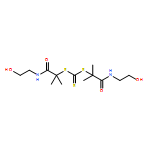 Carbonotrithioic acid, bis[2-[(2-hydroxyethyl)amino]-1,1-dimethyl-2-oxoethyl] ester 