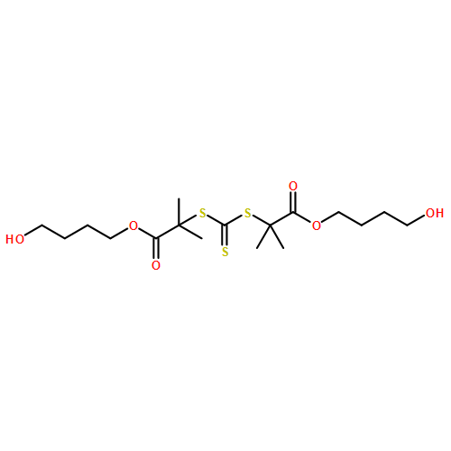 Propanoic acid, 2,2'-[carbonothioylbis(thio)]bis[2-methyl-, 1,1'-bis(4-hydroxybutyl) ester 