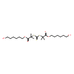 Propanoic acid, 2,2'-[carbonothioylbis(thio)]bis[2-methyl-, 1,1'-bis(6-hydroxyhexyl) ester 