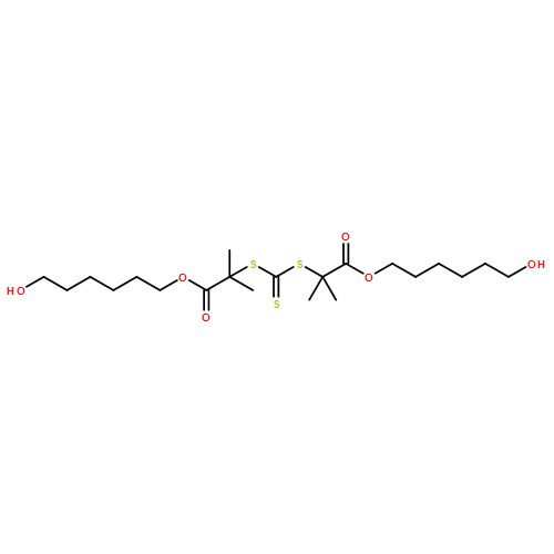 Propanoic acid, 2,2'-[carbonothioylbis(thio)]bis[2-methyl-, 1,1'-bis(6-hydroxyhexyl) ester 