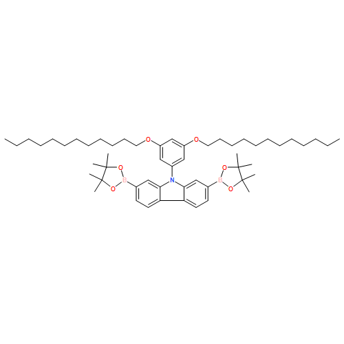 9H-Carbazole, 9-[3,5-bis(dodecyloxy)phenyl]-2,7-bis(4,4,5,5-tetramethyl-1,3,2-dioxaborolan-2-yl)- 