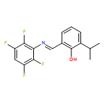 Phenol, 2-(1-methylethyl)-6-[[(2,3,5,6-tetrafluorophenyl)imino]methyl]- 