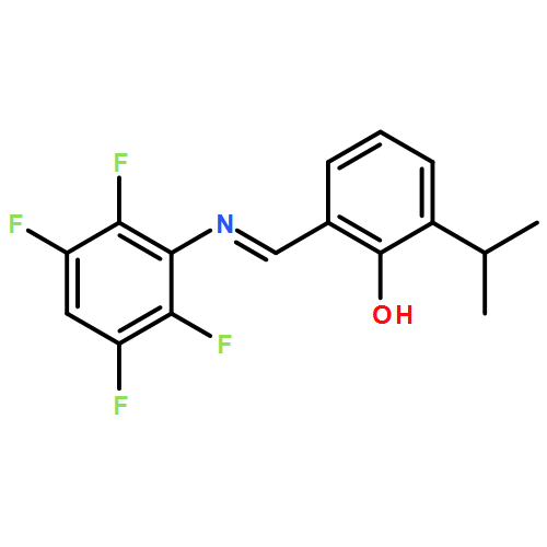 Phenol, 2-(1-methylethyl)-6-[[(2,3,5,6-tetrafluorophenyl)imino]methyl]- 