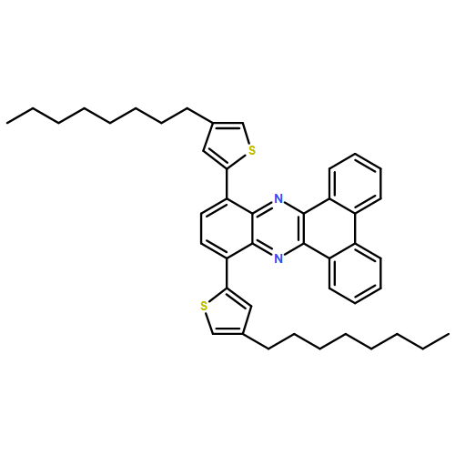 Dibenzo[a,c]phenazine, 10,13-bis(4-octyl-2-thienyl)- 