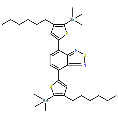 2,1,3-Benzothiadiazole, 4,7-bis[4-hexyl-5-(trimethylstannyl)-2-thienyl]- 