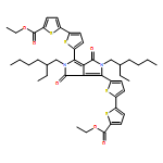 [2,2'-Bithiophene]-5-carboxylic acid, 5',5'''-[2,5-bis(2-ethylhexyl)-2,3,5,6-tetrahydro-3,6-dioxopyrrolo[3,4-c]pyrrole-1,4-diyl]bis-, 5,5''-diethyl ester 