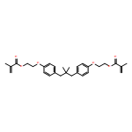 2-Propenoic acid, 2-methyl-, 1,1'-[(2,2-dimethyl-1,3-propanediyl)bis(4,1-phenyleneoxy-2,1-ethanediyl)] ester 