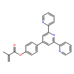 2-Propenoic acid, 2-methyl-, 4-[2,2':6',2''-terpyridin]-4'-ylphenyl ester 