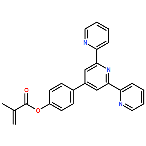 2-Propenoic acid, 2-methyl-, 4-[2,2':6',2''-terpyridin]-4'-ylphenyl ester 