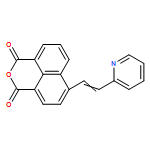 1H,3H-Naphtho[1,8-cd]pyran-1,3-dione, 6-[2-(2-pyridinyl)ethenyl]- 