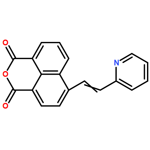 1H,3H-Naphtho[1,8-cd]pyran-1,3-dione, 6-[2-(2-pyridinyl)ethenyl]- 