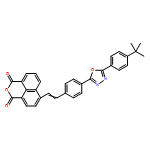 1H,3H-Naphtho[1,8-cd]pyran-1,3-dione, 6-[2-[4-[5-[4-(1,1-dimethylethyl)phenyl]-1,3,4-oxadiazol-2-yl]phenyl]ethenyl]- 