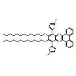 Dibenzo[a,c]phenazine, 10,13-bis(5-bromo-2-thienyl)-11,12-bis(dodecyloxy)- 