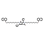 Pyrrolo[3,4-c]pyrrole-1,4-dione, 2,5-dihydro-2,5-bis[10-(1-naphthalenyloxy)decyl]-3,6-di-2-thienyl- 