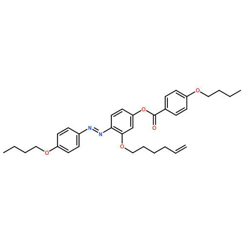 Benzoic acid, 4-butoxy-, 4-[2-(4-butoxyphenyl)diazenyl]-3-(5-hexen-1-yloxy)phenyl ester 